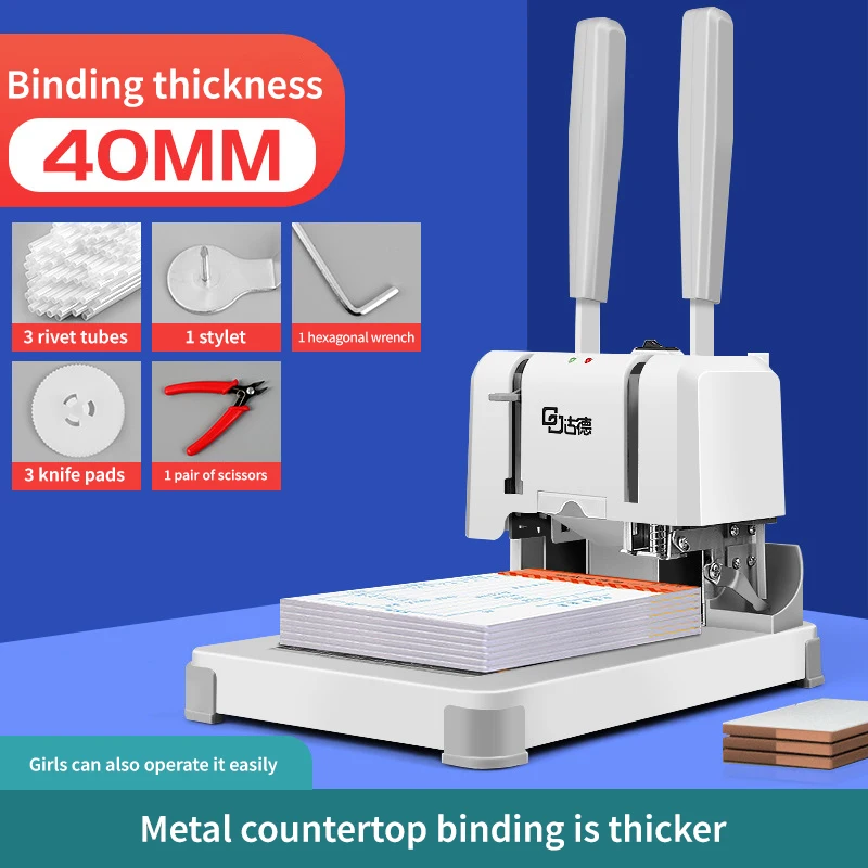 

Small Electric Fully Automatic Binder Voucher Glue Binding Machine Punching Machine