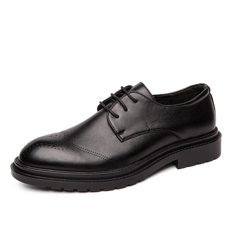 

Men's motorcycle casual leather shoes are comfortable and versatile men's shoes