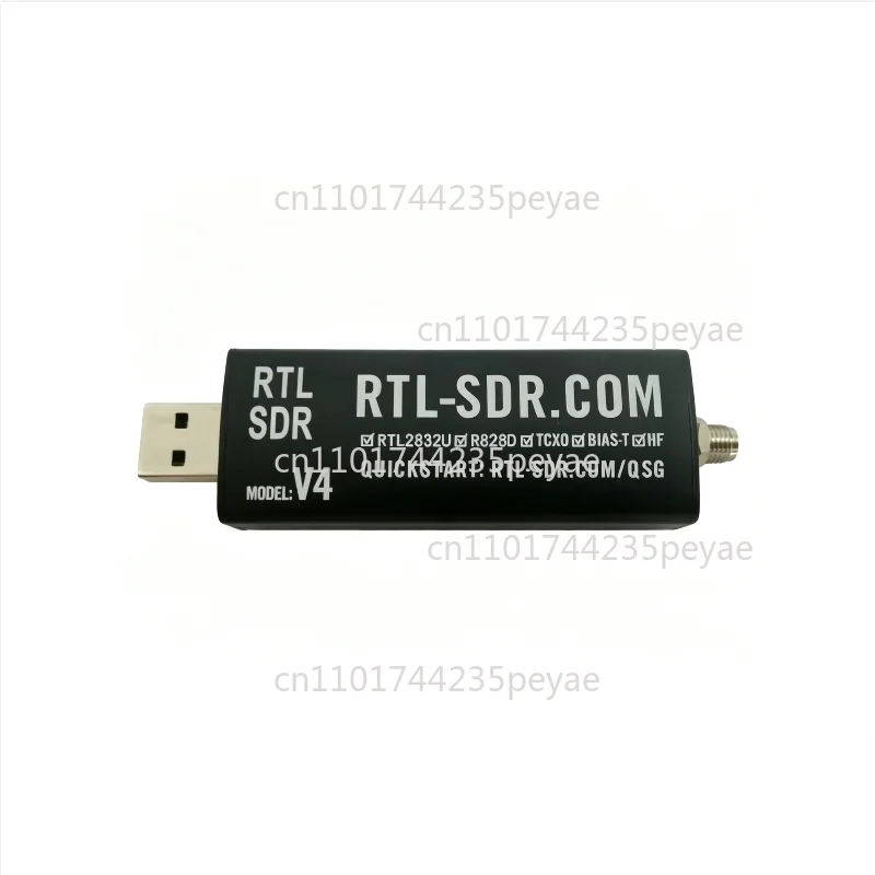 HTOOL SDR V4 Software Defined Radio Receiver RTL-SDR V4 RTL2832U 1PPM TCXO HF BiasT SMA Software Defined Radio + Antenna