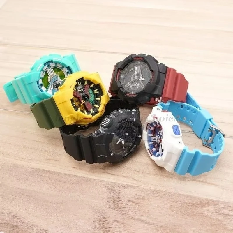 Strap for Casio for GA-100/110/140/200/400/700 GD-100 G-8900 GW-8900 Men Sport Waterproof Resin Silicone Watch Band 16mm