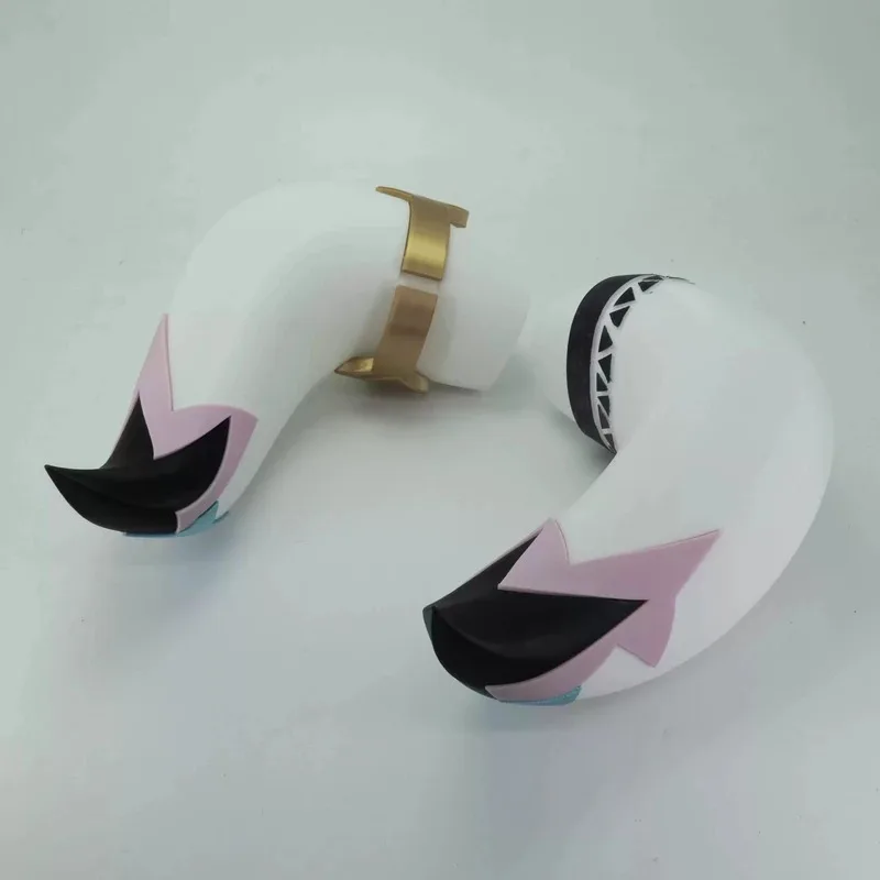 1 زوج لعبة Genshin Impact Varesa تأثيري قرون غطاء الرأس دبوس الشعر إكسسوارات الشعر الهدايا