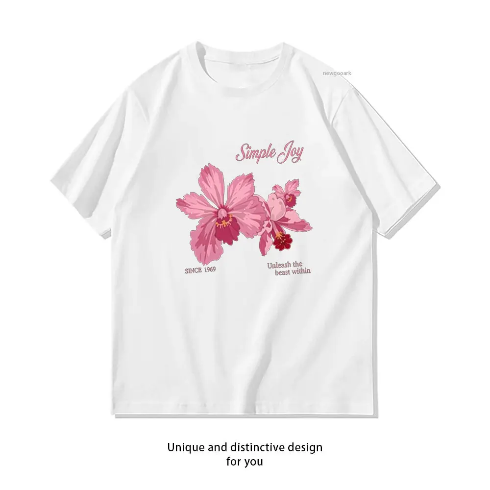Simple Joy since 1969 Unleash the beast within T-Shirt Casual cotton graphic t shirts Creative streetwear Classic O-neck shirt
