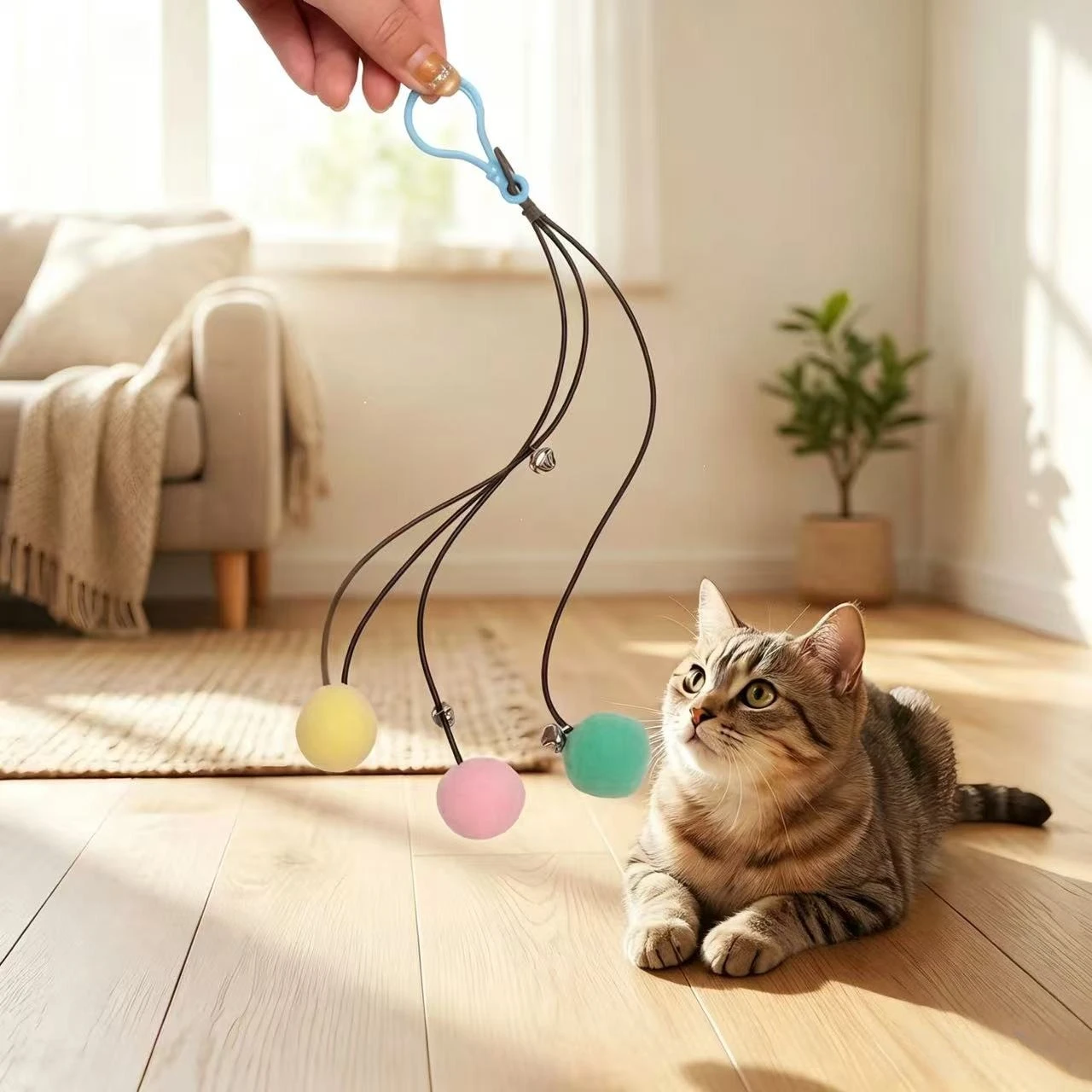 Cat Ball Can Hang Cat Cage Door Cat Scratching Ball Make Sounds Cat Toy Kitten Ball Toys