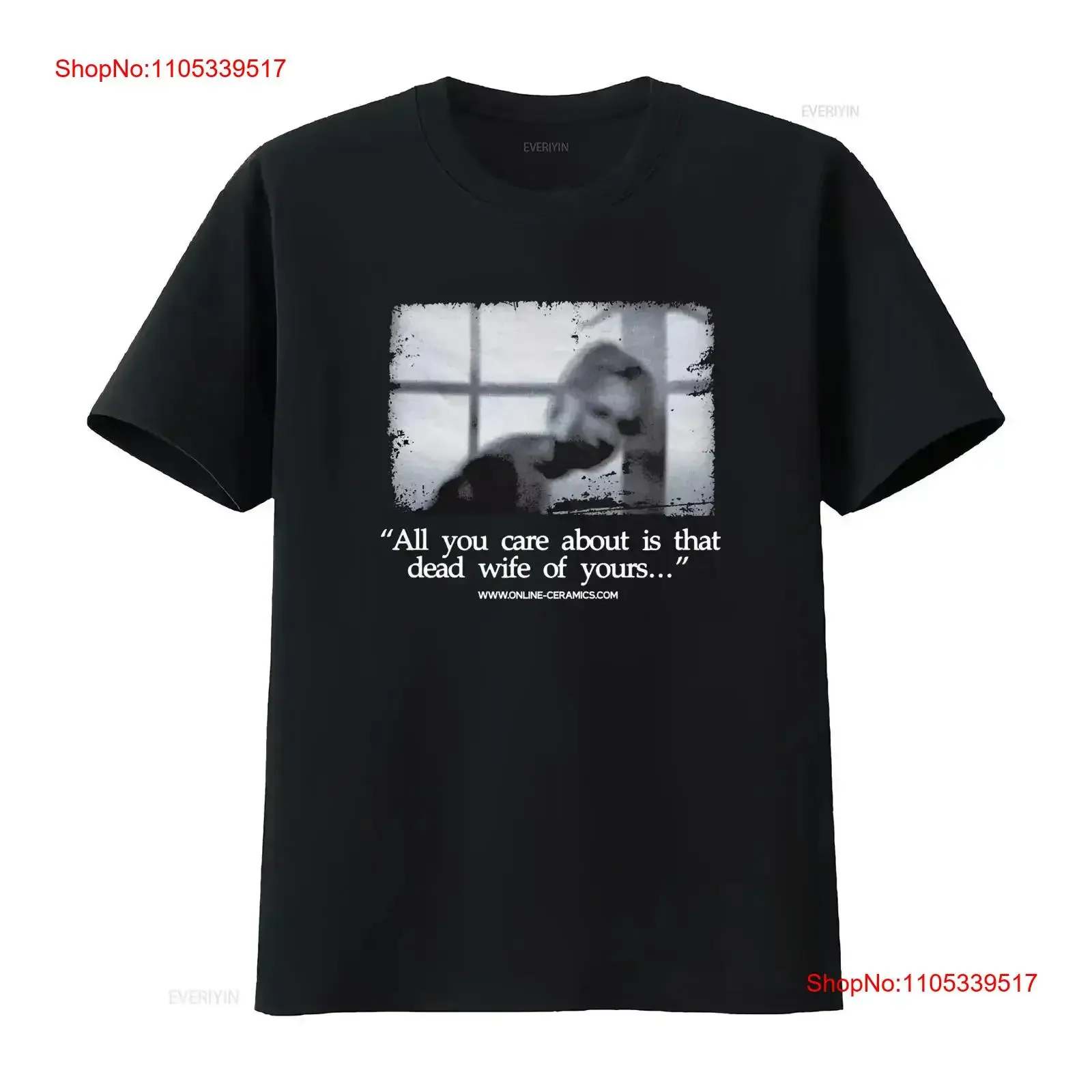 Online Ceramics Silent Hill 2 Logo Wife T Shirt Off Black Game NEW vintage Washed Stretched designer clothes fashion vintage