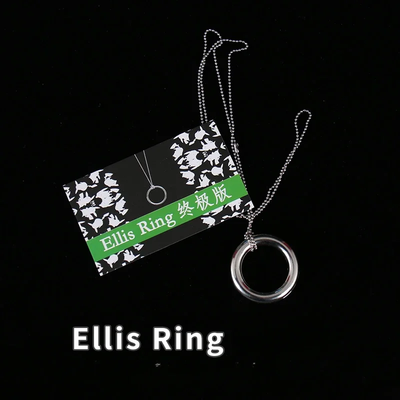 Ellis Ring 2.0 Magic Tricks Stage Close-up Magia Ring Appear/ Vanish Magie Mentalism Illusion Gimmick Prop Ring and Chain Magica