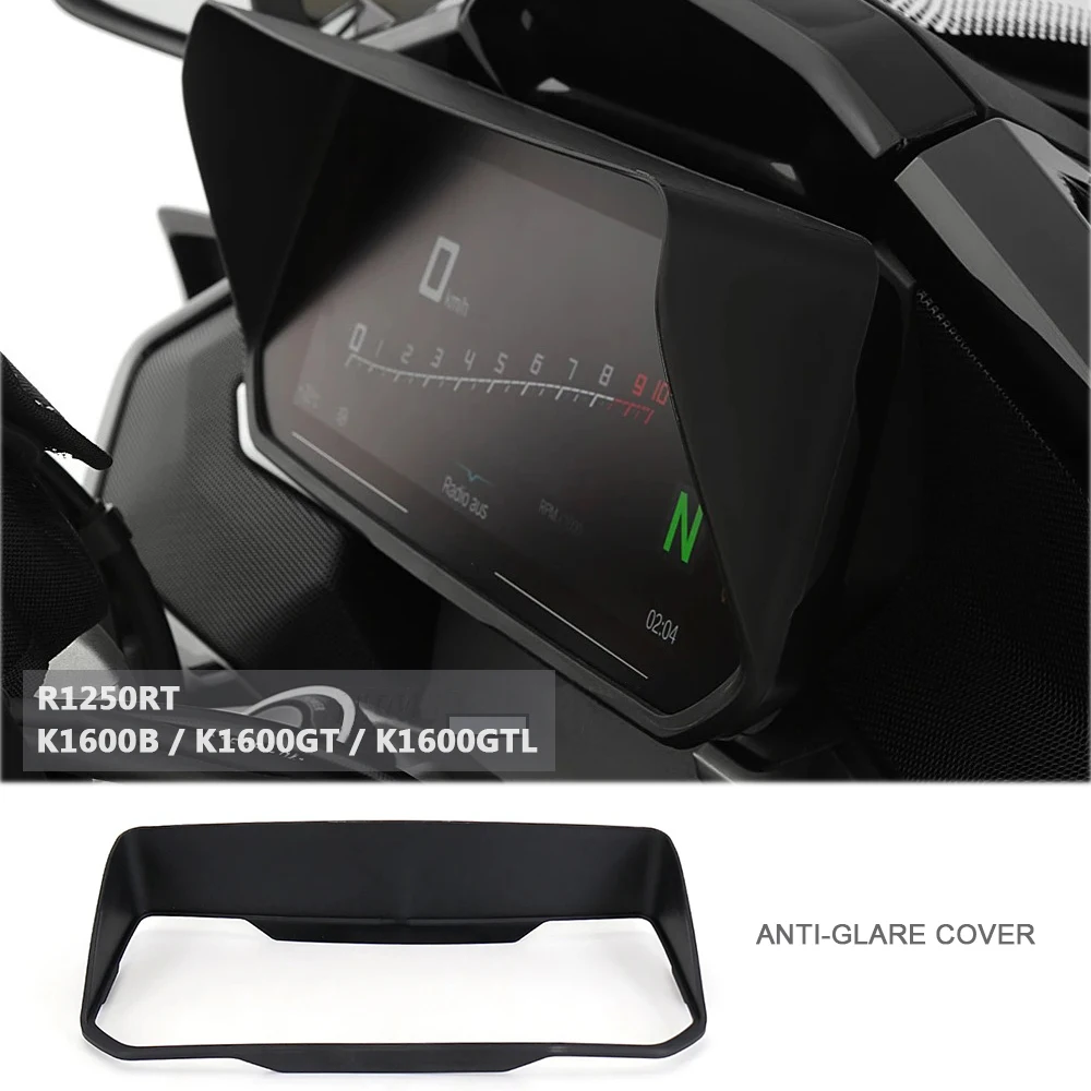 

﻿ For BMW K1600B K1600GT K1600GTL K1600 B GT GTL Instrument Panel Sun Visor Meter Cover Guard R1250RT Motorcycle Accessories