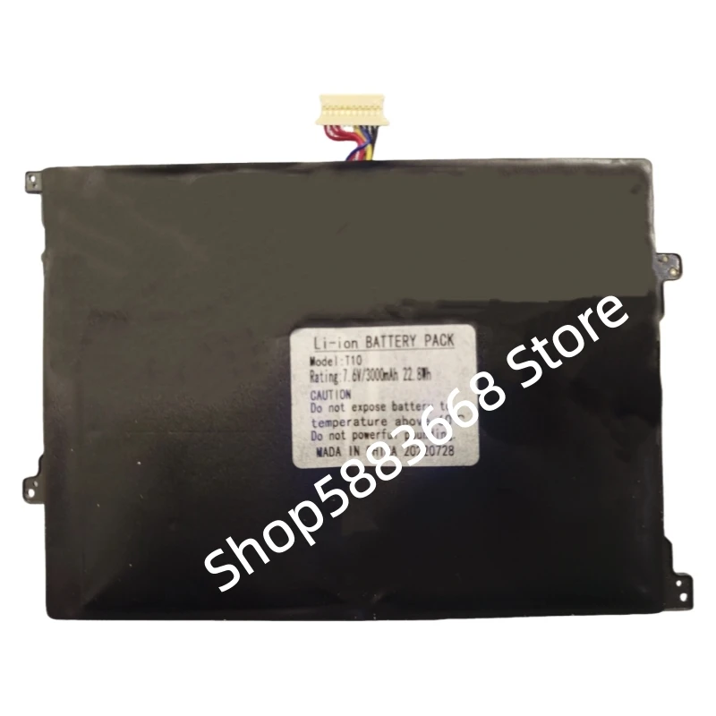 New T10 7.6V 22.8Wh 3000mAh 10-pin 8-wire Laptop Battery For iru T10 Tablet PC