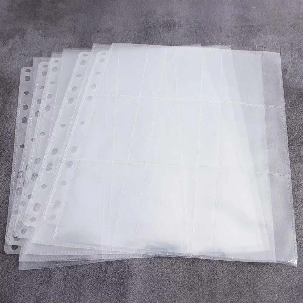 Прозрачный держатель для карт для дома, фотоальбомы, страницы альбомов, рукава для карт, держатели для монет, кошельки для хранения карт, игровые карты