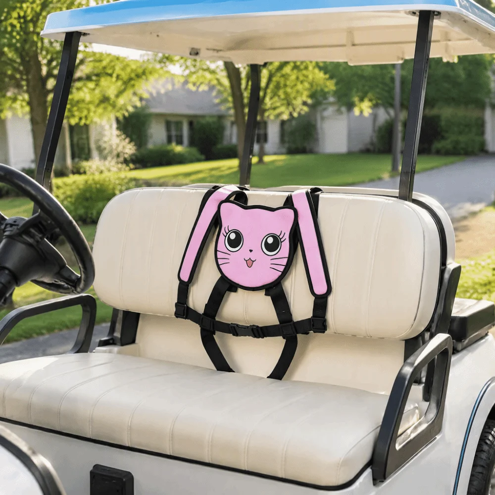 Cartoon Child Seat Belt Adjuster Adjustable Strap Cute Safety Harness Durable Anti-drop Protection Anti Fall Back Seat Strap