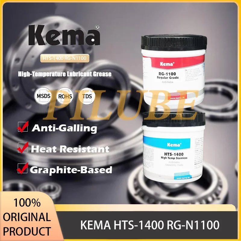 KEMA HTS-1400 RG-N1100 Lubricant Grease - Graphite Paste Anti-Seize Oil for Stainless Steel Protection Original Product