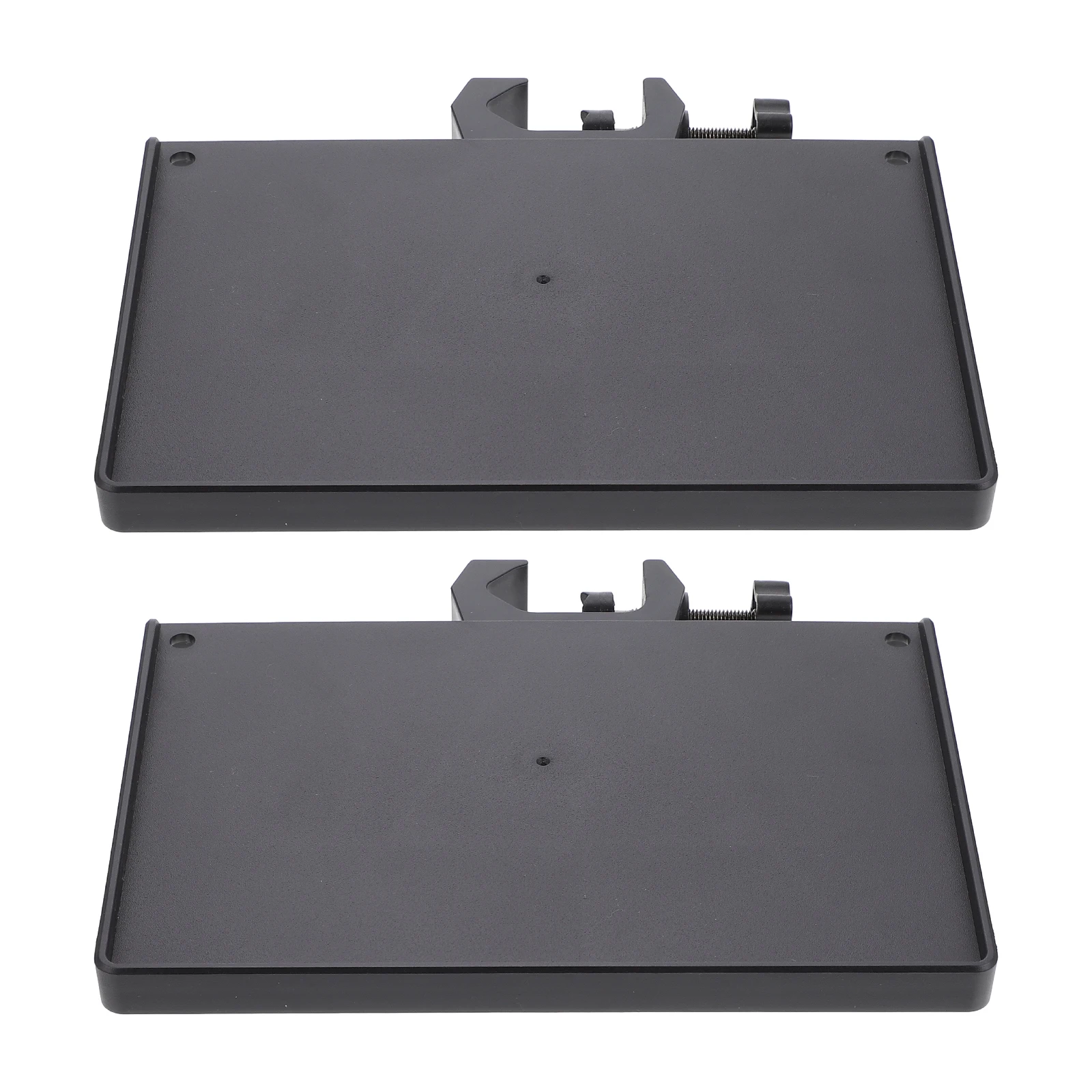 

2pcs Sound Tray Microphone Stand Black Sound Card Tray Broadcast Bracket Holder Audio Equipment Accessory
