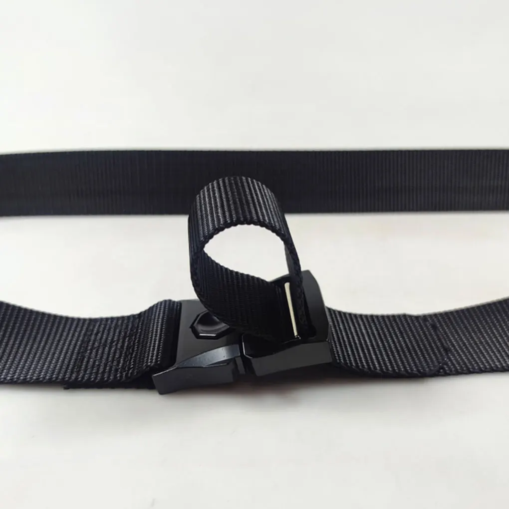 Ceinture de randonnée portable avec structure de ceinture de sécurité Rap-Duty, noir, facile à utiliser, 130cm