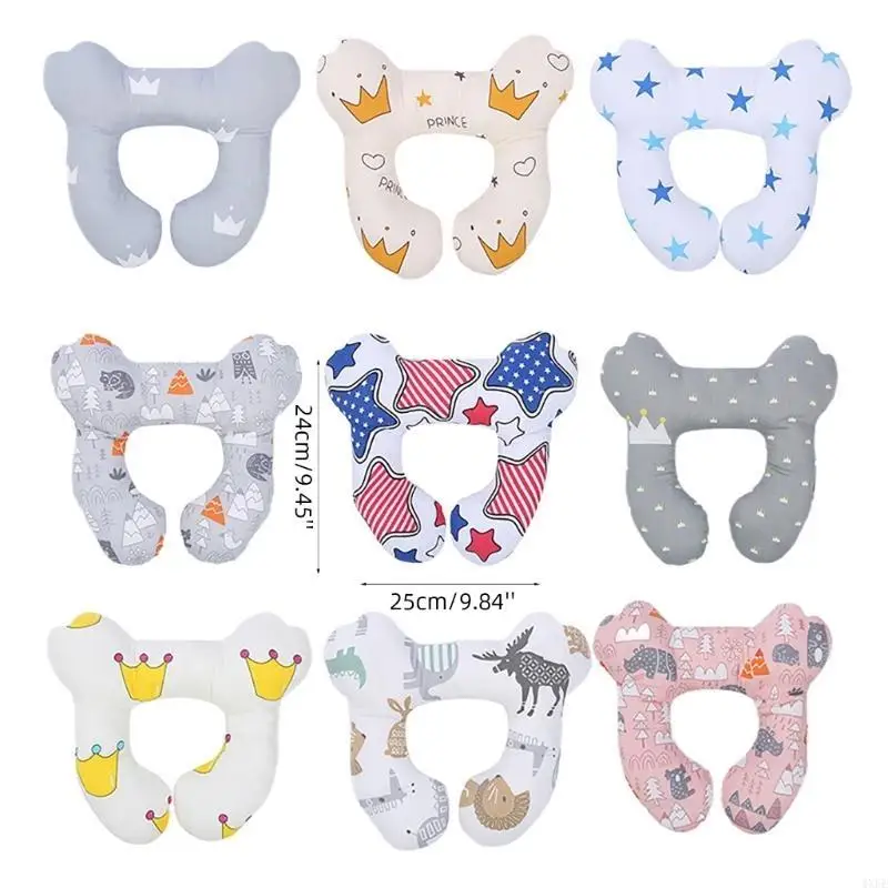 وسادة قطنية لدعم الرأس قابلة للتنفس، وسادة مريحة للأطفال الصغار #6