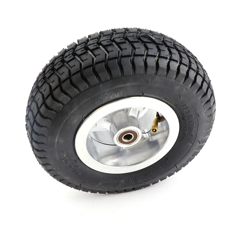 9 Zoll 9x3,50-4 Reifenschlauch und Felgen-Kombination für Gas-Scooter, Skateboard, Pocket-Bike, elektrisches Dreirad – Fahrradreifen
