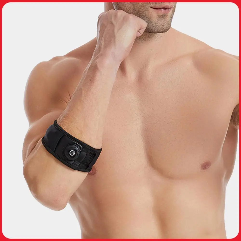 อุปกรณ์พยุงข้อศอกแบบปรับได้ อุปกรณ์พยุงข้อศอกสำหรับเล่นเทนนิส สายรัดข้อศอกสำหรับเล่นกอล์ฟแบบระบายอากาศได้ อุปกรณ์ป้องกันข้อศอกสำหรับสวมใส่ในชีวิตประจำวัน ยิม กีฬา