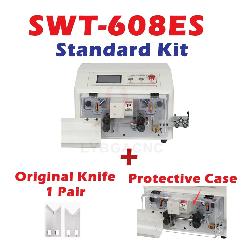 

SWT508E Update SWT608E/ES 4 Wheels Peeling Stripping Cutting Machine for Computer Automatic Wire Strip 0.1 To 8mm2 AWG28-AWG8