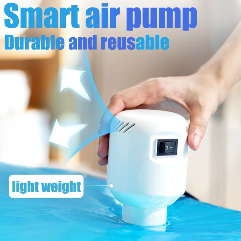 Travel Vacuum Bag Pump,Mini Powerful Clothes Vacuum Pump,Vacuum Storage Bag With Electric Air Pump,Compressed Bag Home Organizer