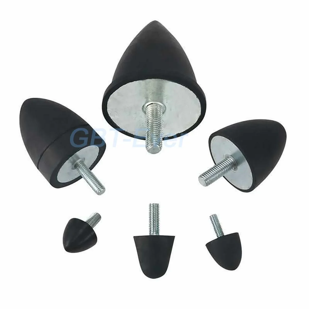 1-10pcs Rubber Shock Absorber Anti Vibration M4 M6 M8 M10 M12 M16 Dia 15/20/25/30/40/45/50-95mm Rubber-Metal Silentblock VP Type