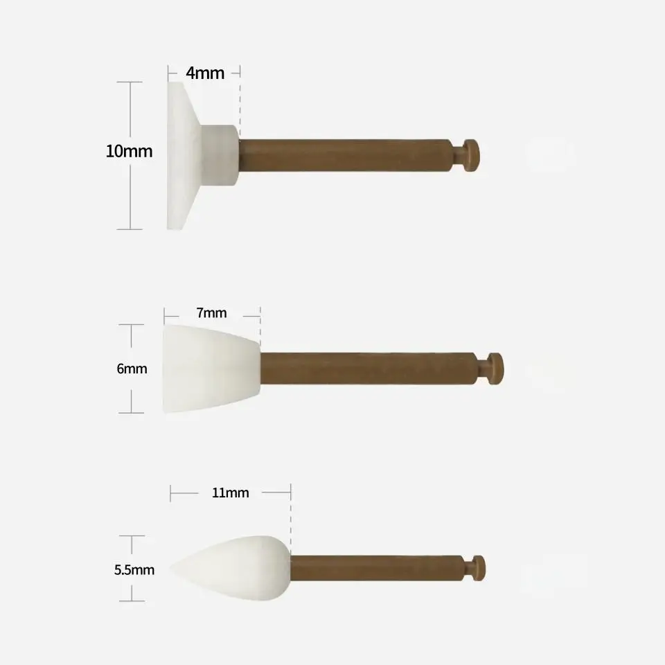 40pcs/box Disposable Dental Composite Enhance Finishing Kit One-step RA Shank Cups Discs Points Resin Restorative Tools