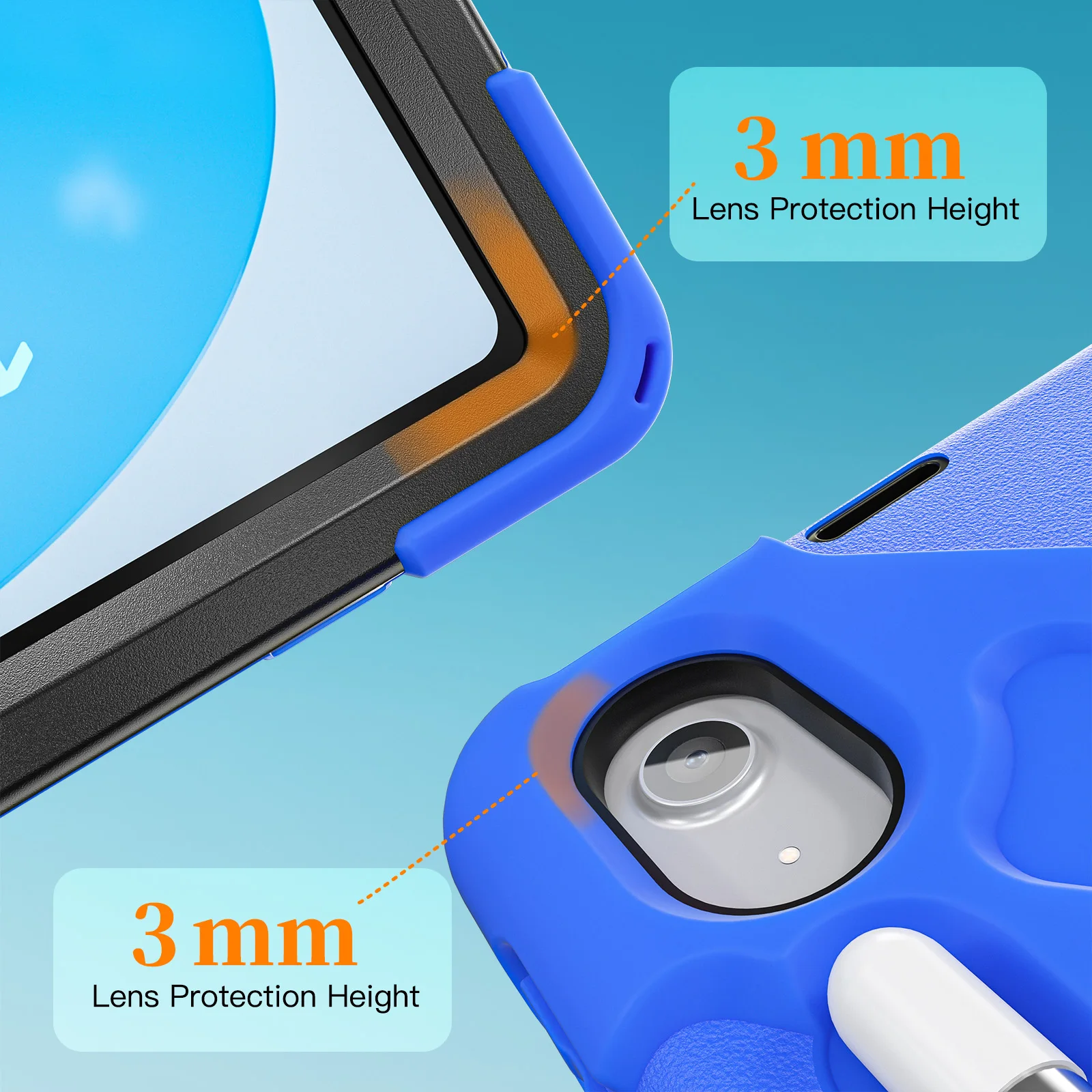 Military Grade Shockproof Case for Apple iPad 2022 2025 for iPad Pro 11 2024 M4 Pro 11 2025 M5 360° Rotating Stand Hand Strap
