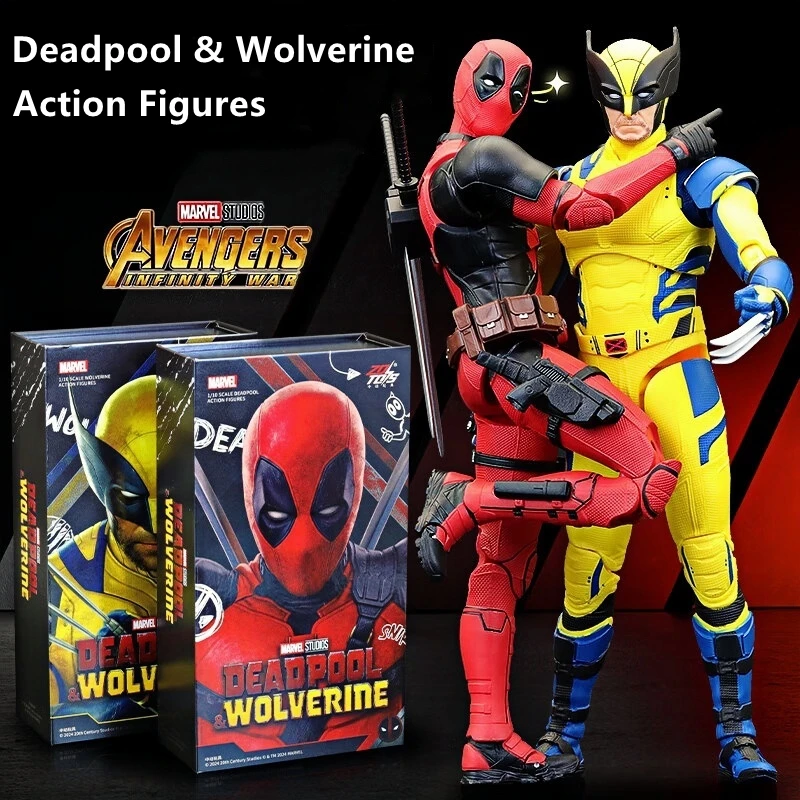 Deadpool Wolverine Marvel Legends Movie Action Figures ZD Toys Joints Movable PVC Figurine Collection Model Adult Kids Toy Gifts