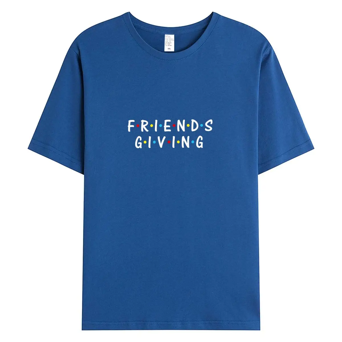 Women Tee Tops Summer Woman Clothing Short Sleeve T-shirt Friends Giving Graphic T Shirts 100% Cotton Oversized Female Tshirt
