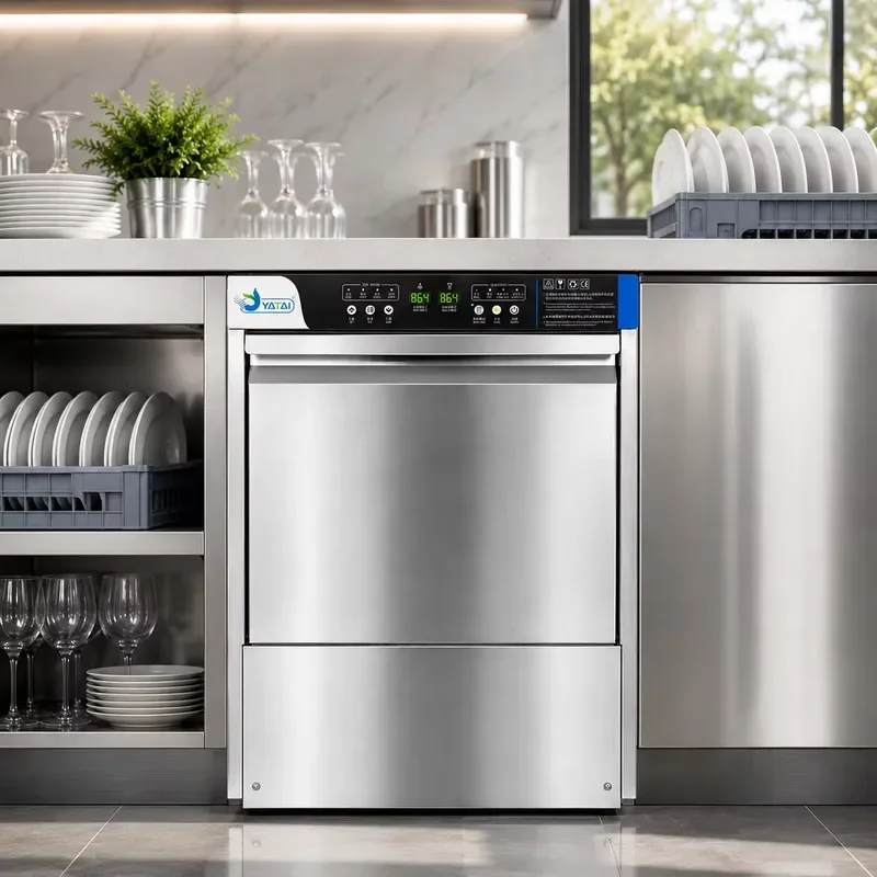 For MAX-50P Automatic 304 Stainless Steel Commercial Dishwasher Designed for Restaurants and Hotels