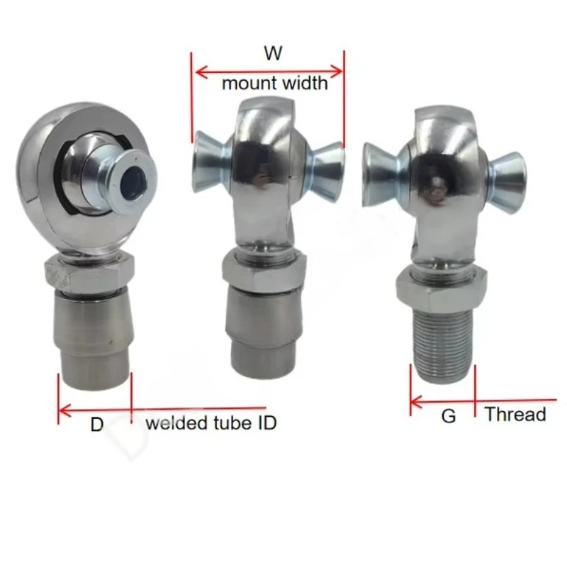 Metric Thread M14 M16 M18 M20 Spherical Rod End Bearing M20*1.5 Heim Joint Automotive Offroad Suspension Link Replacement Parts
