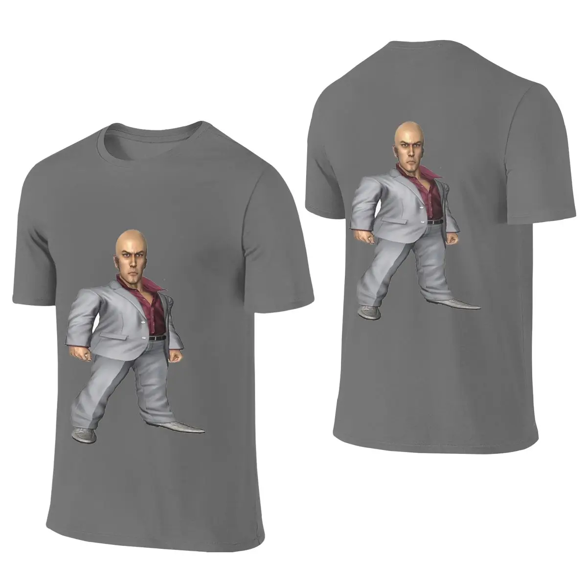 Kiryu But Small And Blad Unisex Reversible T-shirt Niche Simplicity Fun Prints Tees