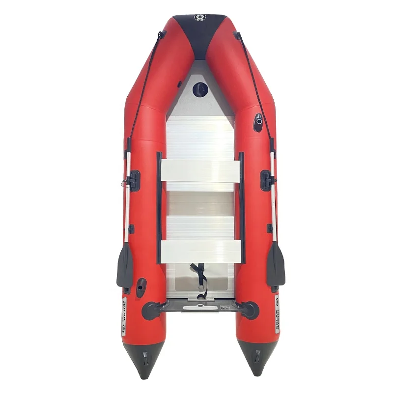 11.8ft PVC Solar Marine Inflatable Fishing Assault Boat Sport Yacht Thickened Kayak 20HP for Scuba Diving Drifting Sea Outboard
