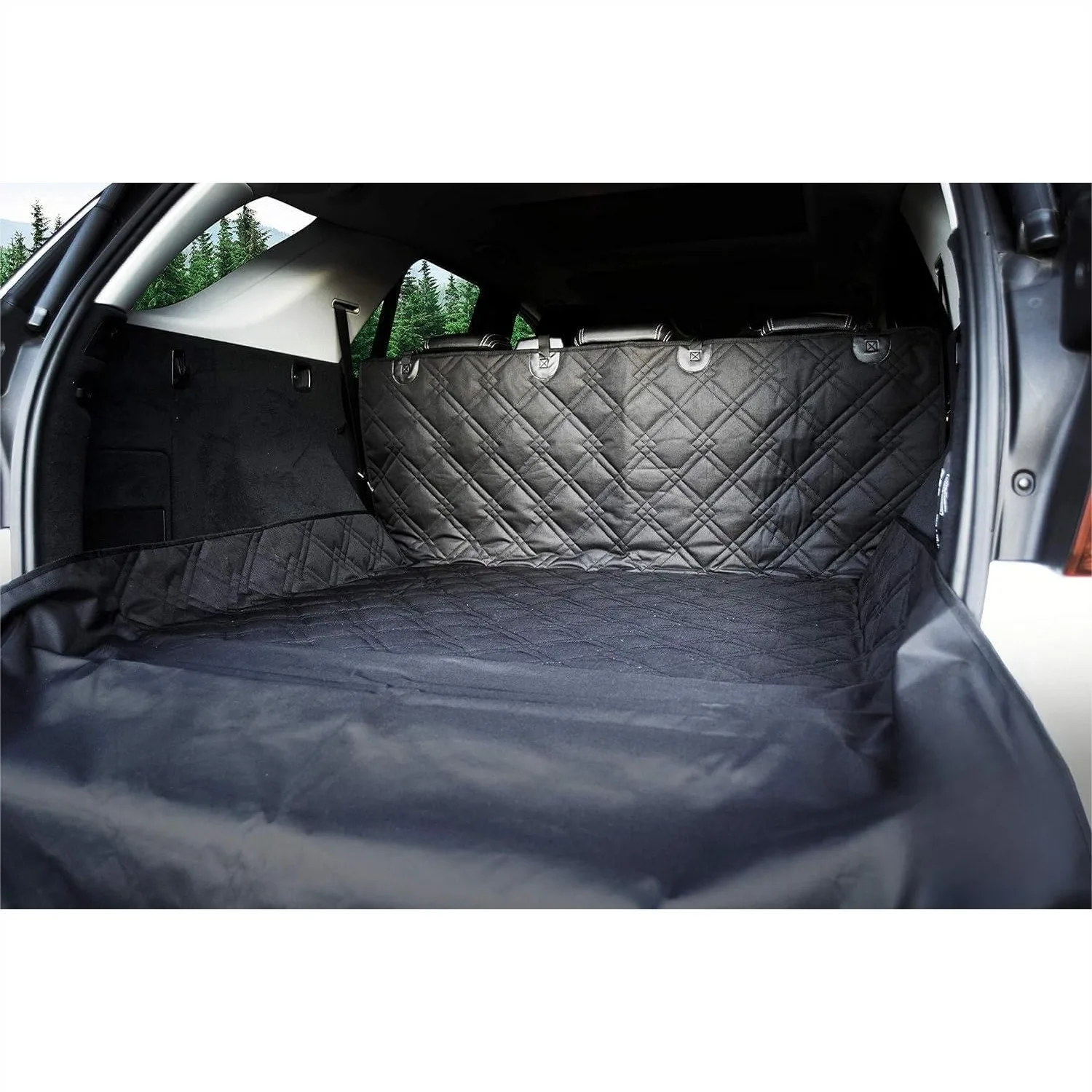 

SUV Cargo Liner for Dogs 55x106 Heavy Duty Pet Trunk Cover Waterproof Nonslip Dog Hair Muddy Paws Protector for Cars Vans