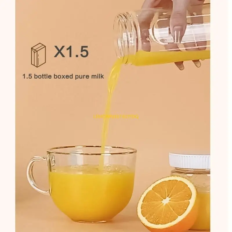 M7DF 휴대용 블렌더 컵 과일 믹서 450ml 스포츠 여행을위한 USB 충전식 스무디 컵 주스 제조업체