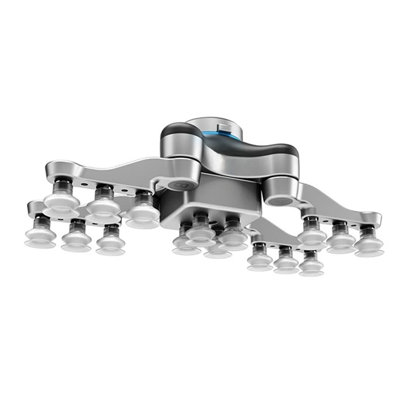 Clamp holder cooperative manipulator with loading and unloading manipulator, large suction pneumatic c