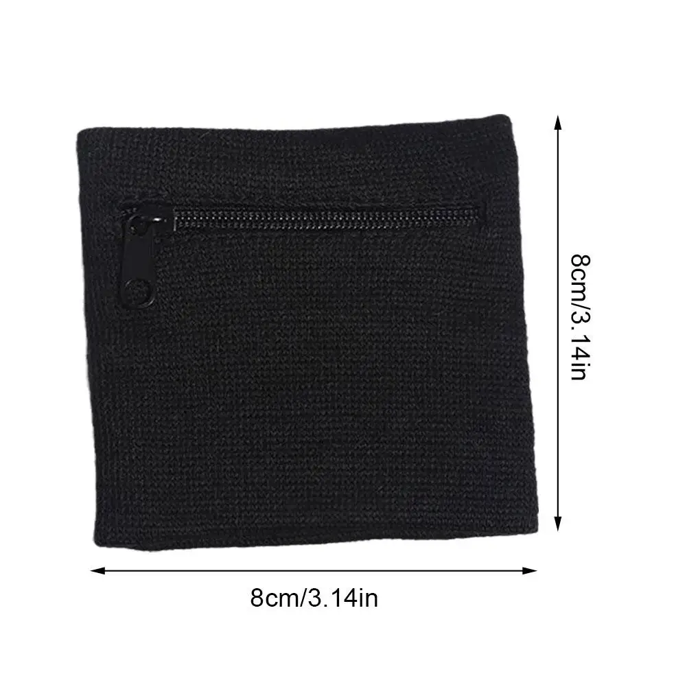 Sports Wristband Zipper Wrist Wallet Multifunction Running Bag Arm Band Bags Key Cards Storage Cycling Purse Band Sweatband