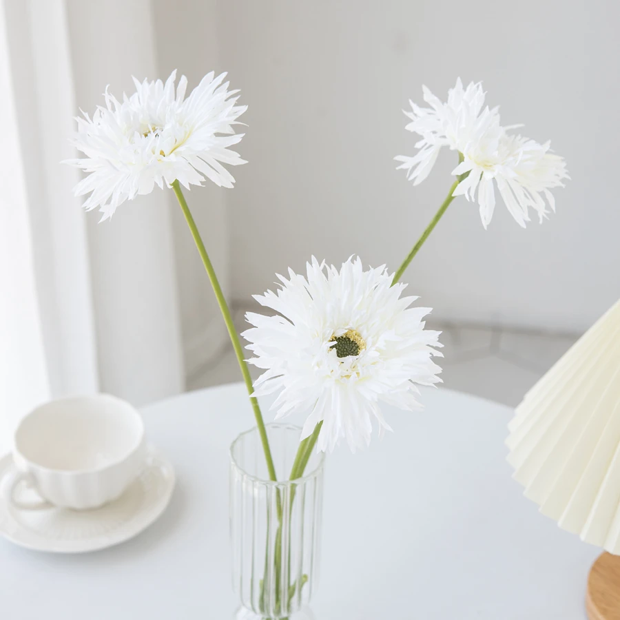 Artificial Flower Gerbera for Home Decor Simple Wedding Photography Props Ins Style Christmas Party Festival Ornament Floral