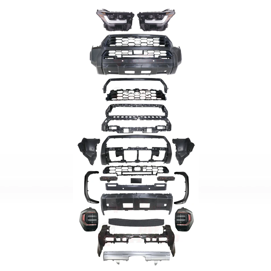 

Комплект для рестайлинга High-Profile Wide Body Kit для Toyota 4Runner 2010-2024: обновление до модели TRD 2025 года (бампер, решетка радиатора, задние фонари, фары, обвес)