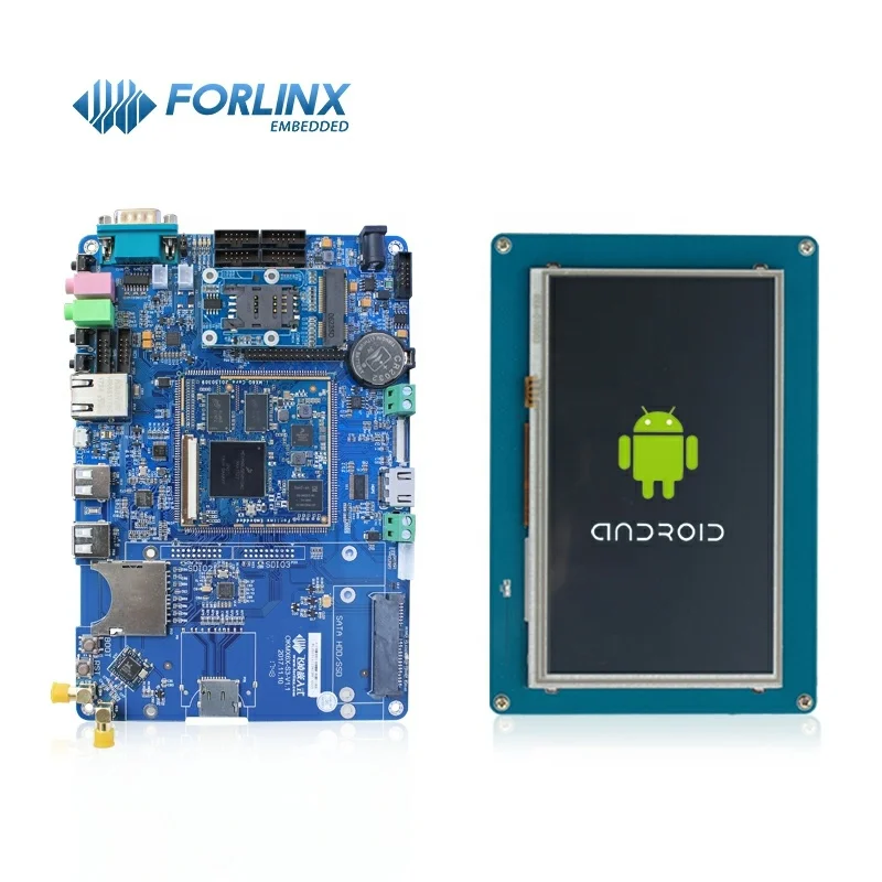 Open Source IMX6 Quad Core Single Board Computer with 7-inch capacitive LCD Module