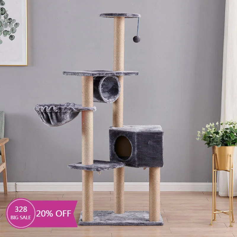 Modern Geometric Wall Mount Cat Climbing Shelf Set Floating Steps Cat Pathway Eco-Friendly Carton