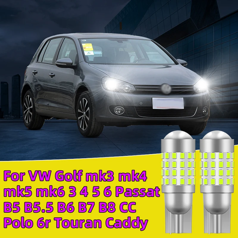 

2PCS For VW Golf mk3 mk4 mk5 mk6 Passat B5 B5.5 B6 B7 B8 CC Polo 6r Touran Caddy Clearance Lights marker position Signal Lamp