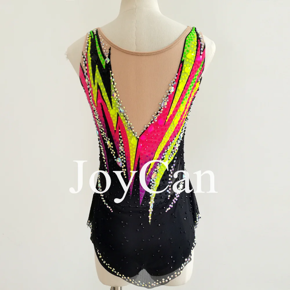 JoyCan ملابس الأداء للأطفال الجمباز الباليه راقصة الباليه ملابس رقص الجمباز الإيقاعي ثياب BD8152