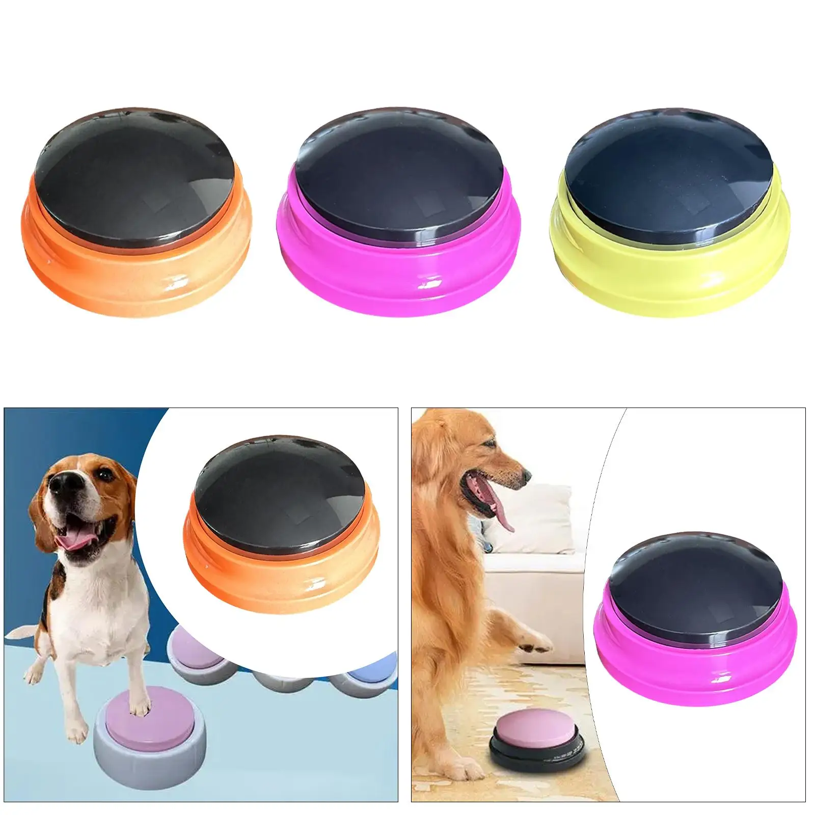 Answer Buzzers Recording Model Squeeze Box Gifts Toy Voice Recording Button Sound Effect Button Dog Button for Communication