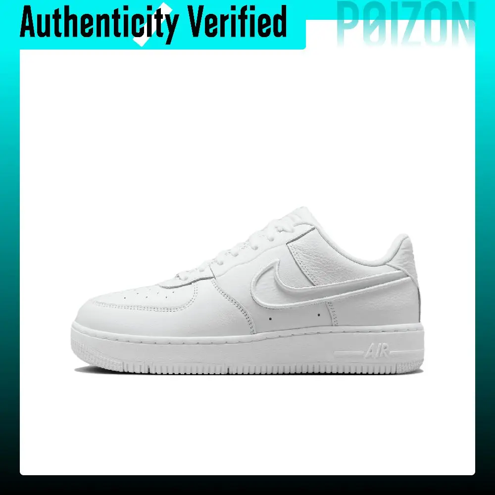 Nike Air Force 1 Dance Cow Leather Soft And Comfortable Low-top Skateboard Shoes Women's White FJ7409-100