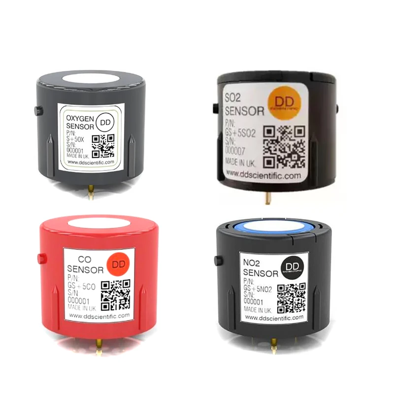 GS+5CO GS+5NO2  GS+5SO2  S+5OX 5 series electrochemical gas sensors Adopting a 4-pin structure