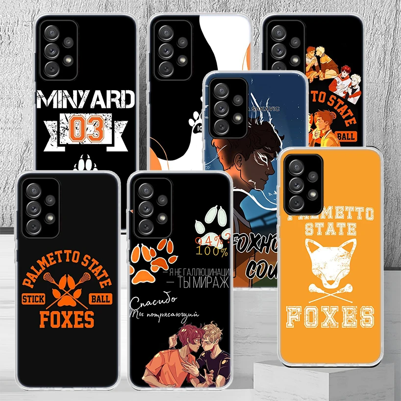 Andreil All For The Game Palmetto State Foxes Phone Case Cover For Samsung Galaxy A55 A54 A52 A53 A15 A14 A12 A13 A25 A24 A22 A2