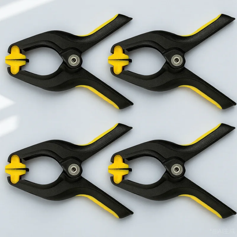 

4pcs Lcd Fastening Clamps Premium Phone Screen Fixture Repair Tool Anti-Scratch Sponge Pad Even Pressure Mobile Tablet Fixing