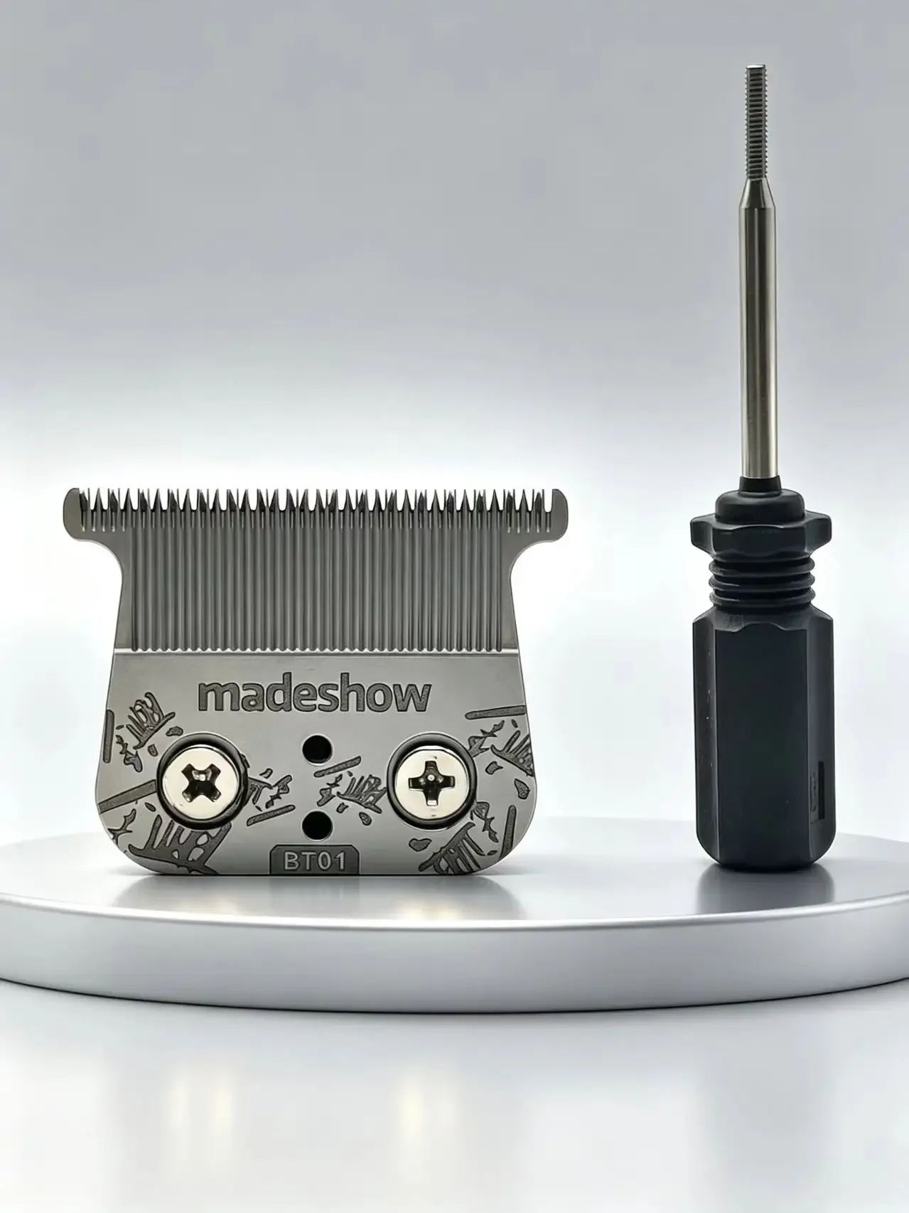 Madeshow BT01 Zero-Millimeter Carving Blade Professional Replacement Head Suitable for M6 M11 R55 R55F Hair Clipper Accessories