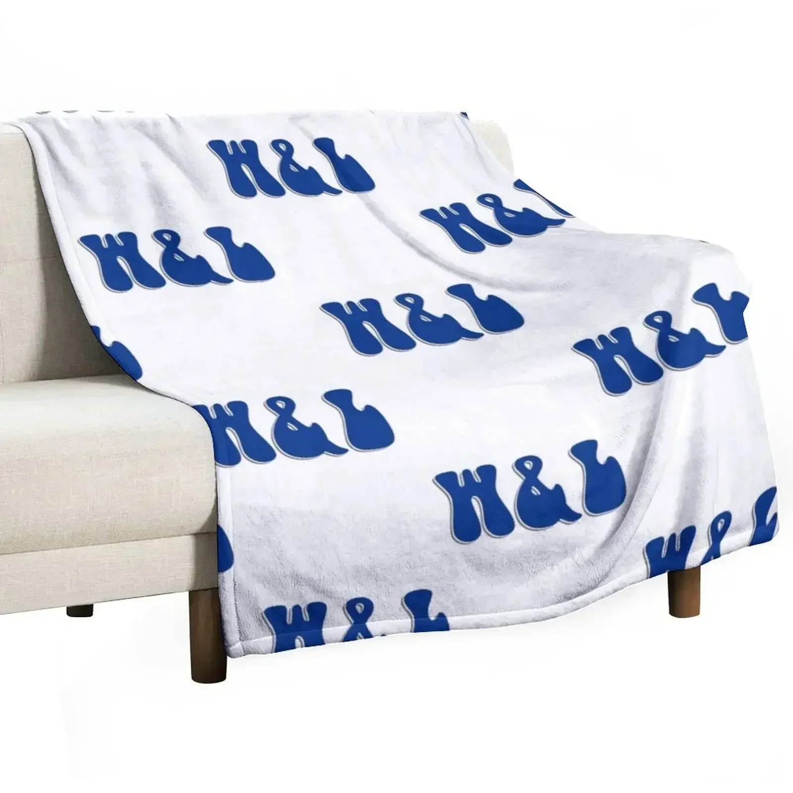 W&L Washington and Lee Throw Blanket Cute Plaid For Decorative Sofa warm for winter for winter Blankets