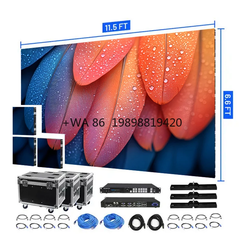 

Customizable Wholesale Outdoor P4.81 LED Video Wall Advertising Screen Outdoor Simple Installation LED Screen for Outdoor Acti