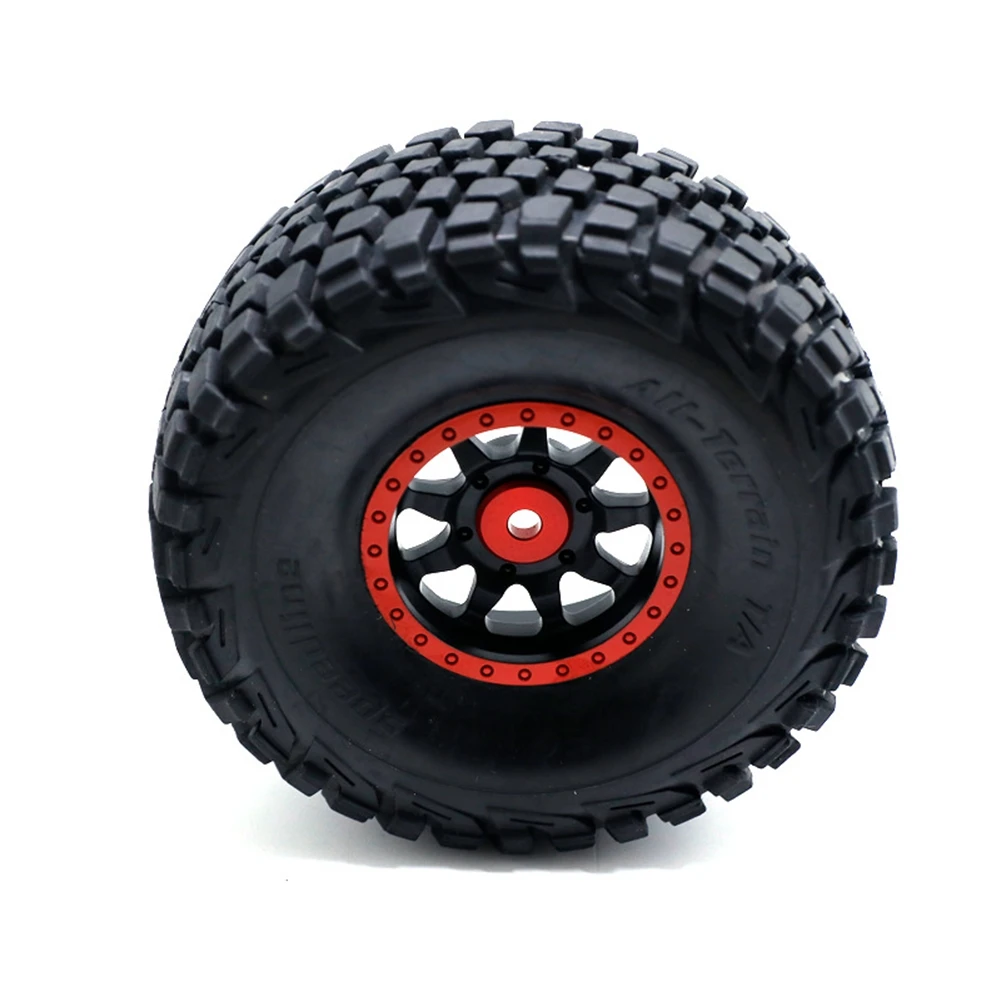 حشية محول حافة عجلة معدنية قصيرة الدورة لـ Traxxas UDR Unlimited Desert Racer 1/7 RC قطع غيار السيارات، أسود