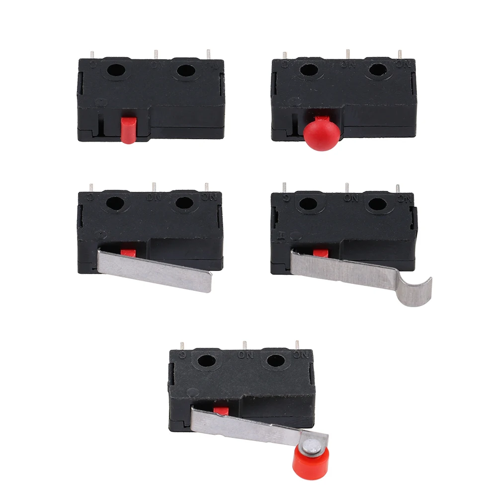 5A 125V250V KW12 مفتاح حد السفر KW11-3Z-2 مع مقبض 16 مللي متر زر الاتصال التبديل الجزئي KW12-N 2Pin/3Pin KW12-A NO/NC